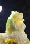 8.5cms AUGELITE CRYSTAL PERU DARK GREEN BRIGHT NEEDLE QUARTZ PASTO BUENO AB179