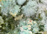 11.6cms DRUZY CHRYSOCOLLA CALCITE QUARTZ LILY MINE PERU COPPER MINERAL DB60