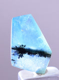 4.5cts GEM SKY BLUE OPAL FACETED PERU SHINY CLEAR JEWELRY OLD STOCK  BB93