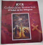 SEÑOR DE LOS MILAGROS LORD OF MIRACLES ROSARY BEADS SYNTHETIC BOOK  PERU JB5