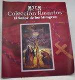 SEÑOR DE LOS MILAGROS LORD OF MIRACLES ROSARY BEADS SYNTHETIC BOOK  PERU JB5