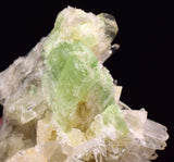 8.5cms AUGELITE CRYSTAL PERU DARK GREEN BRIGHT NEEDLE QUARTZ PASTO BUENO AB179