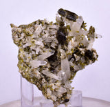 5cms PREMIUM EPIDOTE  QUARTZ CRYSTALS PERU AESTHETIC COLLECTOR CB139