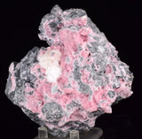 11.3cms RHODOCHROSITE ROSETTE PERU PINK CRYSTALS HUANZALA MINE MINERAL RB470