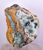 8.5cms ATACAMITE DRUZY MALCHITE CHRYSOCOLLA LILY MINE PERU MINERAL AB141
