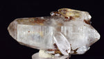6.4cms HEMATOID QUARTZ DOUBLY TERMINATED GOETHITE MINERAL SPECIMEN PERU QB112