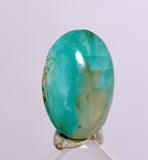 3ct GEM BLUE OPAL SCENIC CABOCHON PERU SEASCAPE PENDANT JEWELRY BB364