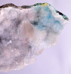 5.6cms DRUZY CHRYSOCOLLA QUARTZ LILY MINE PERU COPPER 2000 DISCOVERY DB24