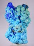 14cms NEW BLUE CHALCANTHITE NATURAL BOTRYOIDAL CRYSTALS PERU TRANSLUCENT FB78