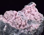 4.9cms RHODOCHROSITE ROSETTE PYRITE CRYSTALS PERU MINERAL SPECIMEN RB576
