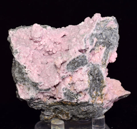7.3cms RHODOCHROSITE ROSETTE PERU PINK CRYSTALS HUANZALA MINE MINERAL RB623