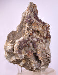 14cms GEM SPHALERITE RUBY BLEND ON QUARTZ PYRITE CRYSTALS PERU MB141