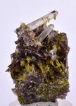 3.6cms PREMIUM EPIDOTE AXINITE QUARTZ CRYSTALS PERU AESTHETIC COLLECTOR CB137