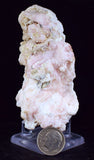 LOT 12 GEM PINK OPAL HYALITE PALYGORSKITE QUARTZ SCULPTURE BOTRYOIDAL PERU PB100