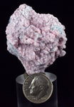 4cms RHODOCHROSITE ROSETTE PERU PINK CRYSTALS HUANZALA MINE MINERAL RB559