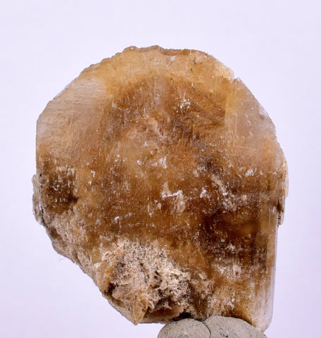 3.8 cms DESERT ROSE SELENITE CRYSTAL PERU GOLDEN SUISEKI TRANSLUCENT TB37