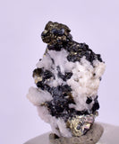 1.2cms NATIVE SILVER WIRE PERU ACANTHITE UCHUCCHACUA MINE MINERAL SPECIMEN HB201