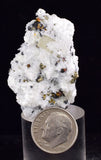 4.3cms APATITE QUARTZ PYRITE CRYSTALS DICKITE PERU HUANZALA AB229