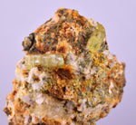 5cms YELLOW APATITE CRYSTALS IMILCHIL MOROCCO MINERAL SPECIMEN AB237