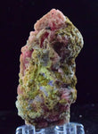 6.5cms GEM RHODOCHROSITE FLUORITE PYRITE CRYSTAL QUARTZ CHINA FLUORESCENT RB313