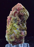 6.5cms GEM RHODOCHROSITE FLUORITE PYRITE CRYSTAL QUARTZ CHINA FLUORESCENT RB313