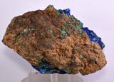 13cms AZURITE MALCHITE CRYSTALS PERU MINERAL SPECIMEN CUSCO UB138
