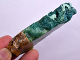 75grs GEM SILICA CHRYSOCOLLA SLAB PERU CHALCEDONY QUARTZ BLUE ROUGH SB127