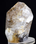 11cms QUARTZ DENDRITIC MANGANESE SHINY POLISHED CRYSTAL MINERAL SPECIMEN QB91