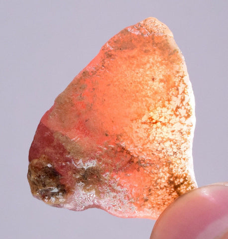 7.6grams GEM RED RHODOCHROSITE ROUGH ORTIZ  PERU GEMSTONE MINERAL SPECIMEN RB191