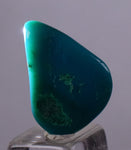 8carats GEM SILICA CHRYSOCOLLA CHALCEDONY LILY MINE PERU SCENIC TUMBLED BB51