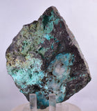 10.4cms DRUZY CHRYSOCOLLA QUARTZ MALACHITE BOTRYOIDAL PERU MINERAL SPECIMEN DB85