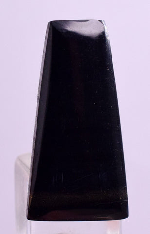 2.3 Grams LEMURIAN BLACK JADE GEM PERU PYRITE JEWELRY CABOCHON PENDANT BB187