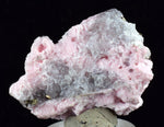 3.9cms RHODOCHROSITE ROSETTE PYRITE QUARTZ PERU PINK CRYSTALS MINERAL RB403