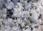 14cm BLUE DOLOMITE SELLAITE CRYSTALS CHALCOPYRITE QUARTZ CALCITE PERU GB35