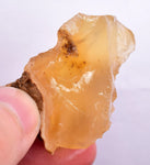 360 grams GEM GOLDEN OPAL PERU TRANSLUCENT SCENIC MINERAL SPECIMEN OB113