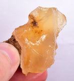 360 grams GEM GOLDEN OPAL PERU TRANSLUCENT SCENIC MINERAL SPECIMEN OB113