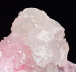 3.4cms RHODOCHROSITE PAGODA CALCITE CRYSTALS JORDANITE (?) GALENA PERU RB509