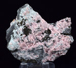 6.5cms RHODOCHROSITE ROSETTE PYRITE CRYSTALS PERU MINERAL SPECIMEN RB573
