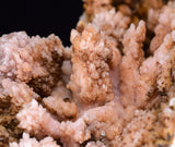 9.9cms ROSE DRUZY QUARTZ BRIGHT CRYSTALS CATHEDRAL BOTRYOIDAL PERU NEW FIND QB41