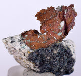 3.4cms NATIVE COPPER PERU CRYSTAL IRON NEW FIND SOME FINE IRIDESCENT IB26