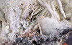 18cms BARITE CRYSTALS SPHALERITE PERU SHINY TRANSLUCENT MINERAL SPCIMEN EB64