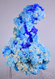 12.5cms NEW BLUE CHALCANTHITE NATURAL BOTRYOIDAL CRYSTALS PERU TRANSLUCENT FB33