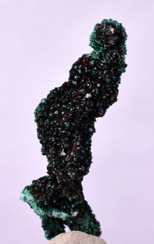 3.8cms MALACHITE CRYSTALS MINERAL SPECIMEN AHOULI MINES MOROCCO UB233