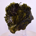 6cms EPIDOTE AXINITE QUARTZ CRYSTALS PERU AESTHETIC COLLECTOR AB245