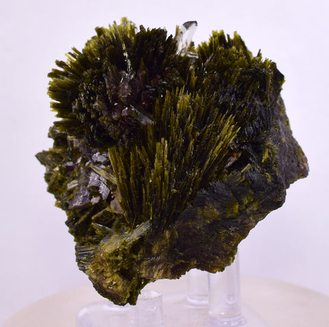 6cms EPIDOTE AXINITE QUARTZ CRYSTALS PERU AESTHETIC COLLECTOR AB245
