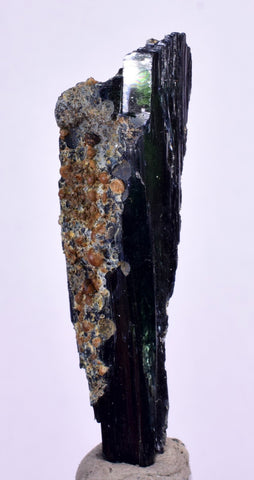 6.8cms GEM VIVIANITE BRASIL EMERALD COLOR CRYSTAL FACET MINERAL IB217