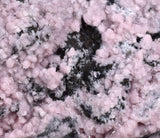 6.5cms RHODOCHROSITE ROSETTE PYRITE CRYSTALS PERU MINERAL SPECIMEN RB573