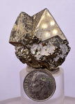 LOT 8  PYRITE OCTAHEDRAL PERU SHINY CRYSTALS MINERAL SPECIMEN COLLECTOR MB147