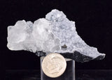 7.3cms DRUZY QUARTZ SHINY CALCITE NATURAL CRYSTAL PERU MINERAL SPECIMEN QB46