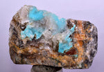 7.2cms DRUZY CHRYSOCOLLA QUARTZ PERU COPPER MINERAL SPECIMEN COLLECTOR DB68